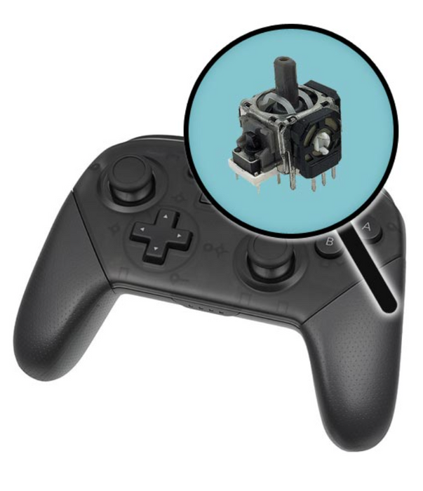 Analog Joystick Thumbstick Compatible For Playstation 5 PS5 / Switch Pro  (10K ohm)
