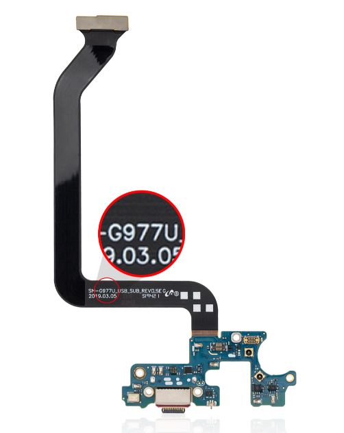 Charging Port With Flex Cable Compatible For Samsung Galaxy S10 5G (G977U) (North American Version)