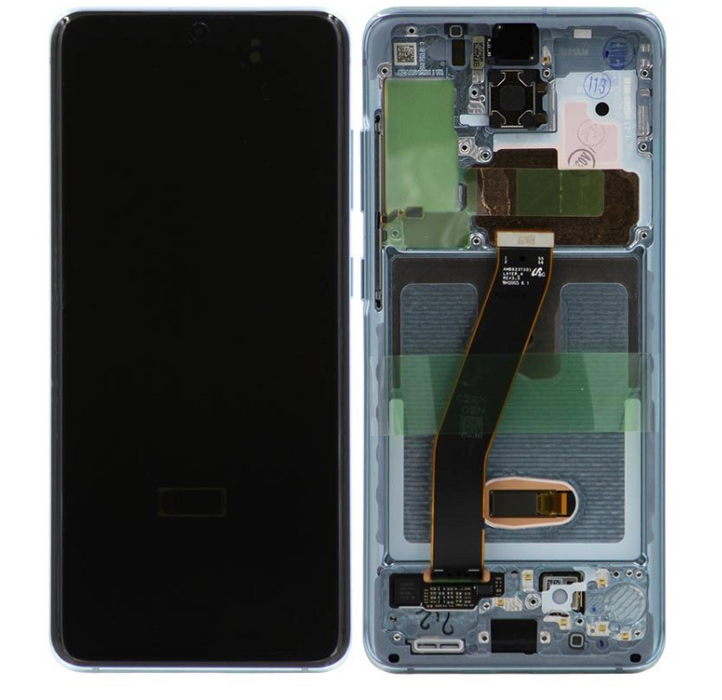 Samsung Galaxy S20 Display Assembly, Cosmic Grey (Will not work with Verizon 5g UW)