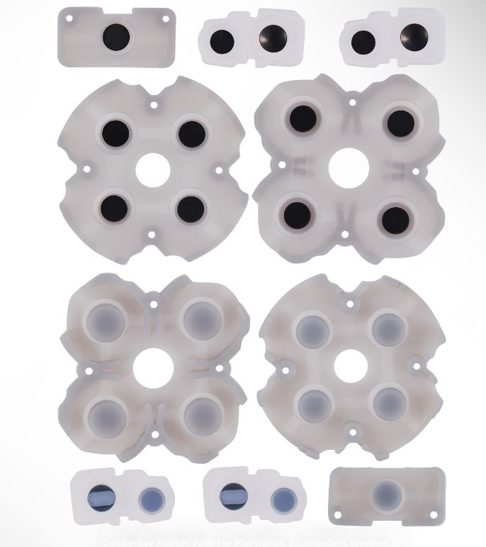 Conductive Rubber Pads For PlayStation 5 Controllers (Version 1)