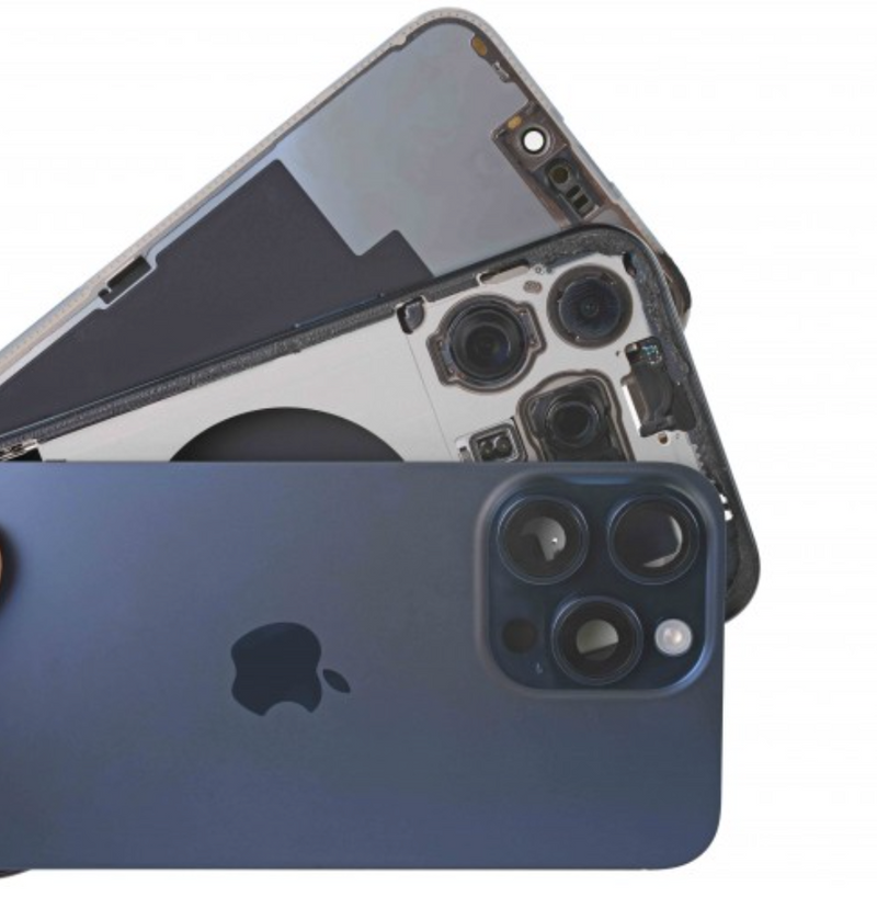 iPhone 15 Pro with Camera Sapphire Lens Backglass