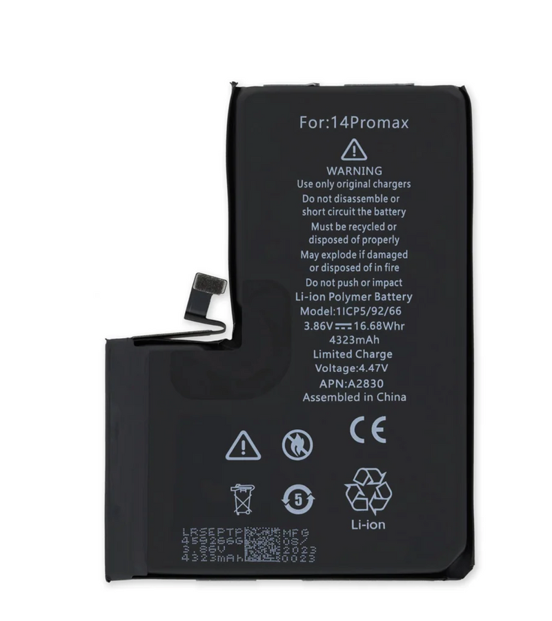 Replacement Battery Compatible with Iphone 14 Pro Max (Select Size)