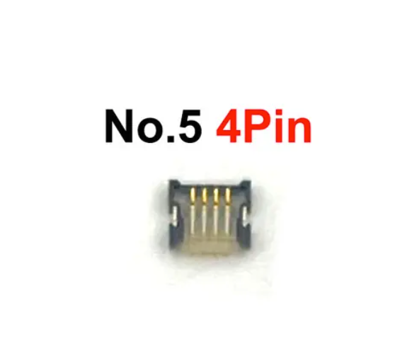 4 Pin Touch Screen Connector Port Rocker Socket for Nintend NDSiXL/3DS/3DSXL/New 3DS/New 3DS XL/WiiuPAD