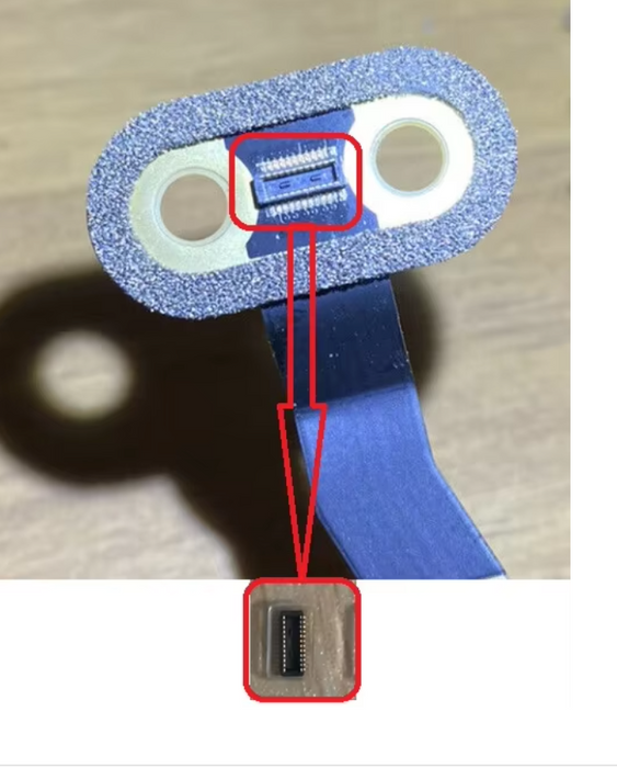 Xbox One X front USB/Sync Connector FPC - 2 Dot