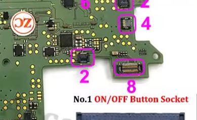 4 Pin Touch Screen Connector Port Rocker Socket #2