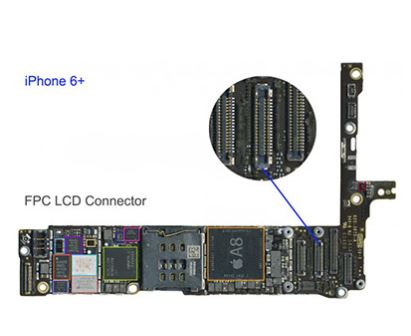 LCD FPC Connector Compatible For iPhone 6 (J2019: 34 Pin)