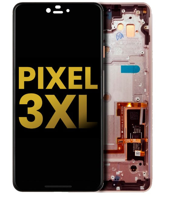 Refurbished OLED Assembly with frame Replacement for Google Pixel 3 XL 6.3 (Pink)