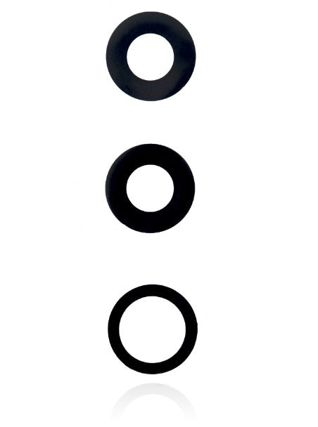 Back Camera Lens (Glass Only) with Adhesive Tape Compatible For iPhone 13 Pro /13 Pro Max (3 Piece Set) (Real Sapphire / Premium)