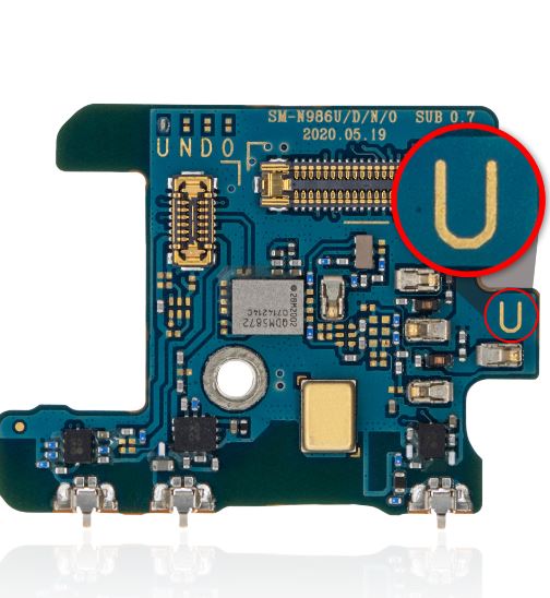 Microphone PCB Board Compatible For Samsung Galaxy Note 20 Ultra 5G (North American Version)