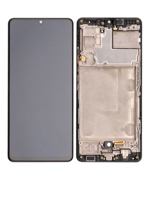 OLED Assembly With Frame Compatible For Samsung Galaxy A42 5G (A426 / 2020) (Refurbished) (Prism Dot Black)