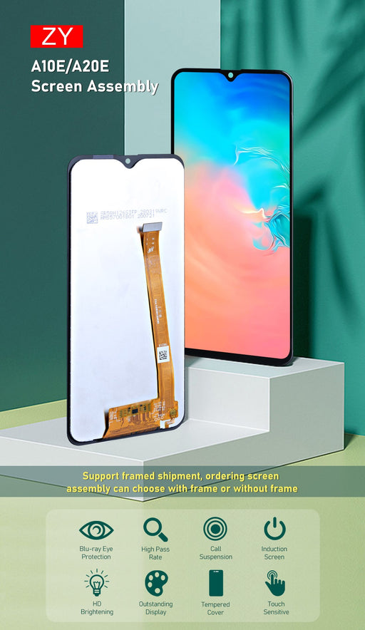 Samsung A10E / A20E w/Frame replacement screens by ZY