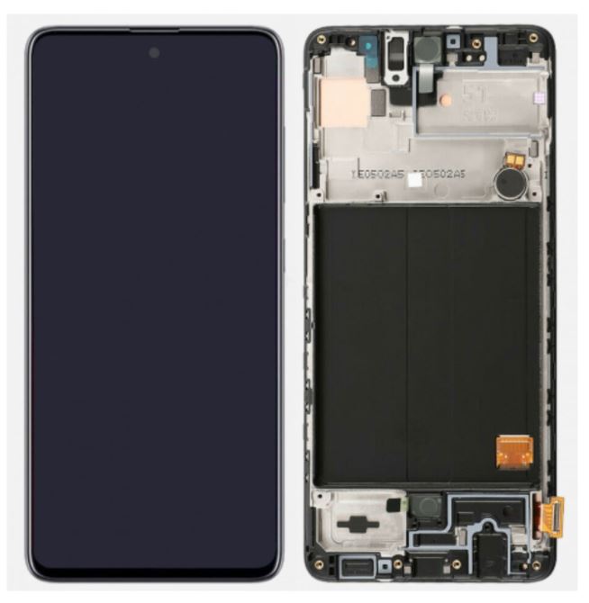 OLED Assembly With Frame Compatible For Samsung Galaxy A51  5G (non-Verizon) (A516 / 2020 (Refurbished)