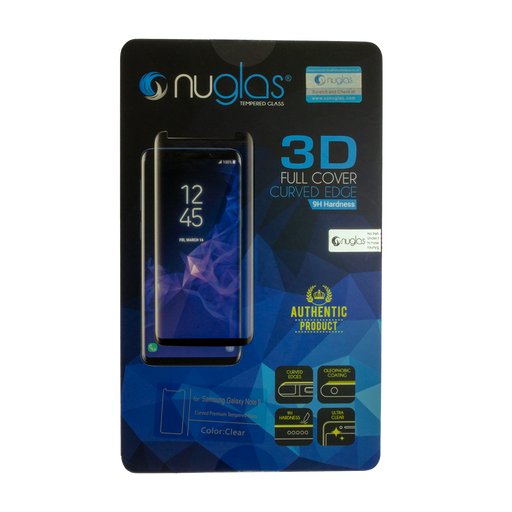 NuGlas Tempered Glass Screen Protector for Galaxy Note 9 - Retail Package