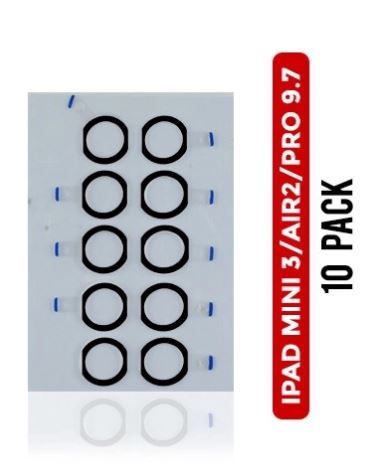 Home Button Spacer Ring Compatible For iPad Mini 3 / Air 2 / Pro 9.7 (Choose) (10 Pack)