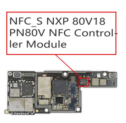 NFC Controller Compatible For iPhone 8 / 8 Plus / X (NXP 80V18)