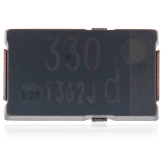 GPU/MCP Capacitor Compatible For MacBook Pro Unibody 15"(A1286 / A1297: Mid 2009 / Mid 2010) (EEF-LX0D331R: 330UF / 2V: CASE B2)