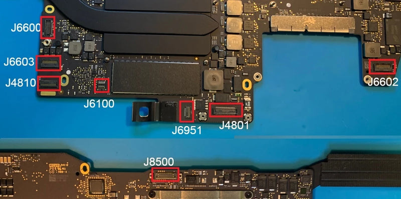 For Macbook Pro 13" A1708 2016 2017 820-00875/00840 Motherboard Connector Socket J6600 J6603 J4810 J6100 J6951 J4801 J6602 J8500