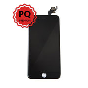 iPhone 6 Plus Premium LCD Black and flex cables with full view polarization, premium backlight, cold pressed frame with camera and proximity sensor brackets, and 3D touch functionality