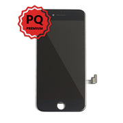 iPhone 7 Plus Premium LCD Black and flex cables with full view polarization, premium backlight, cold pressed frame with camera and proximity sensor brackets, and 3D touch functionality
