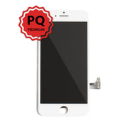 iPhone 7 Plus Premium LCD White and flex cables with full view polarization, premium backlight, cold pressed frame with camera and proximity sensor brackets, and 3D touch functionality