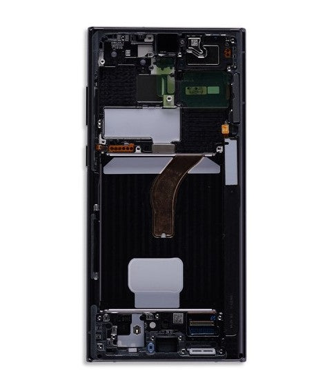 OLED Assembly With Frame Compatible For Samsung Galaxy S22 Ultra 5G (Service Pack)