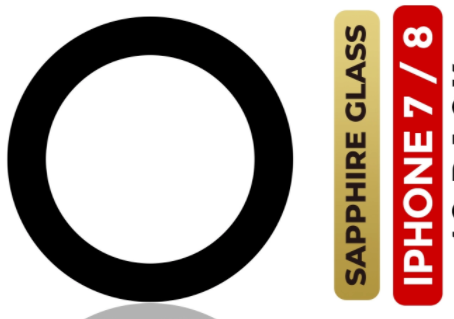 Rear Camera Lens (Glass Only) iphone 7 / 8 / SE2/SE3 (All Colors) (Real Sapphire)