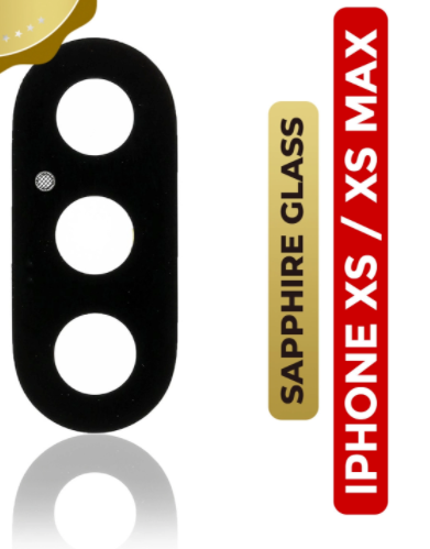 Rear Camera Lens (Glass Only) For iphone XS / XS Max (All Colors) (Real Sapphire)