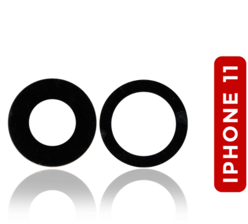 BACK CAMERA LENS (GLASS ONLY) WITH ADHESIVE TAPE COMPATIBLE FOR IPHONE 11/12/12 Mini (2 PIECE SET)  (COPY)