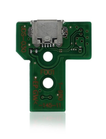 12 Pin V3 Micro USB Charging Port Socket IC Board Compatible For Sony™ PS4 Pro / Slim / Controllers (JDS-030)