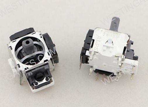 Original Analog Sticks Controller 3D Thumbstick Replacement for PS4 PS3 Wireless Controller - White