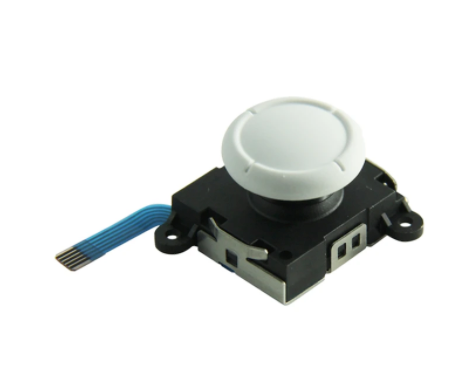 Original 3D Button Analog Sticks Controller Thumbstick Replacement Parts for Switch and Lite White