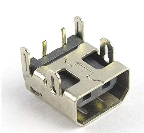 Original DC Jack USB AC Charging Port Replacement for WII U Gamepad