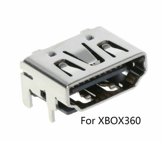 Replacement HDTV HDMI Connector Port for XBOX 360 Slim and XBOX 360 E (Pulled)