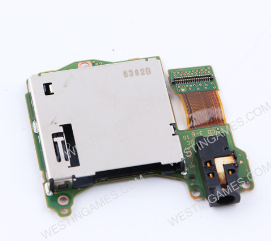 Original Game Card Slot Reader and 3.5MM Audio Jack Part for NS Switch New Version 2nd Gen