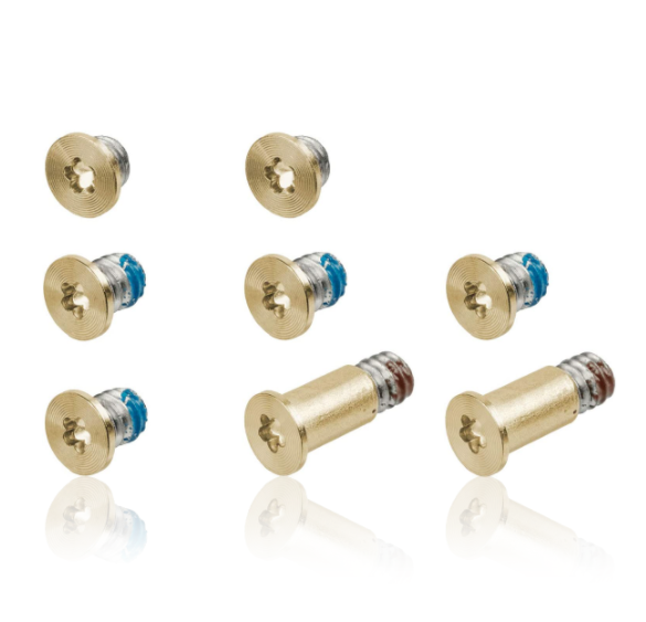 Bottom Case Screws (Pentalobe P5) Compatible For MacBook Retina 12" (A1534 / Early 2015 / Early 2016 / Mid 2017) (Gold)