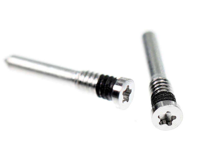 Phone X To 12 Pro Max / 13 / 13 Mini / 13 Pro / 13 Pro Max / 14 Series Bottom Screw in Silver color