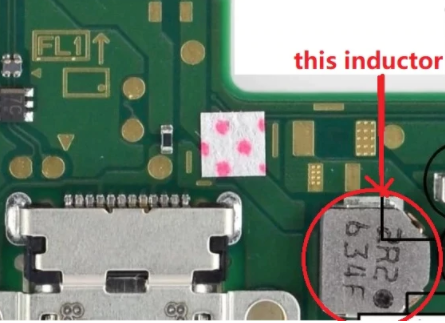 Power Charger Inductor 2R2 large coil Repair for Switch/Switch OLED motherboard