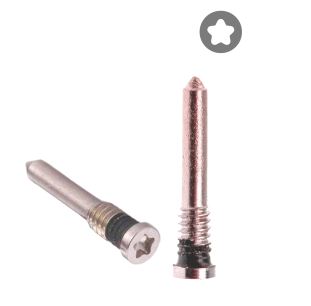 Bottom Screws Compatible For iPhone XR (Coral)