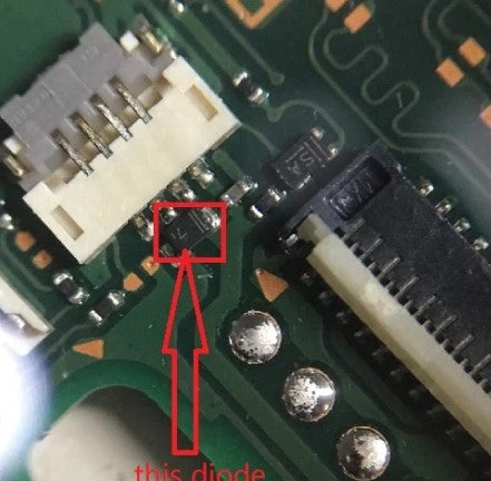 Nintendo Switch Small diode 71 (Near to Fan connector)