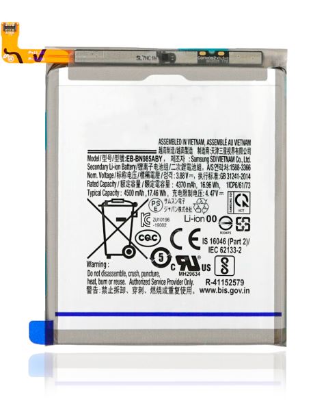 Replacement battery compatible with Note 20 Ultra