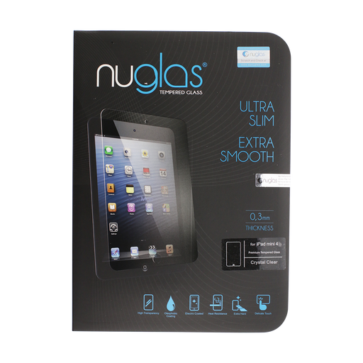 NuGlas Tempered Glass Screen Protector for iPad Mini 4 / Mini 5