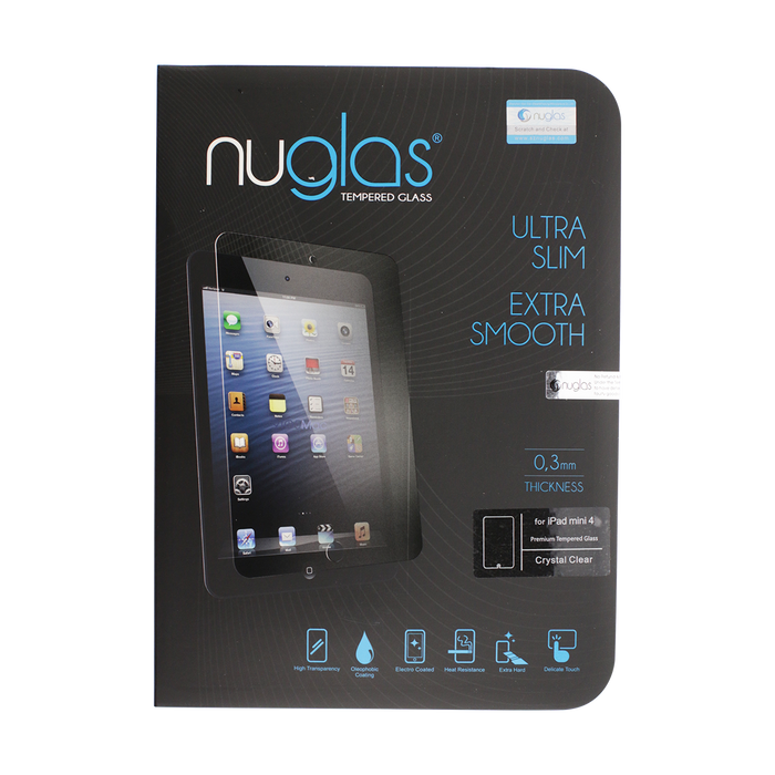 NuGlas Tempered Glass Screen Protector for iPad Mini 1/2/3
