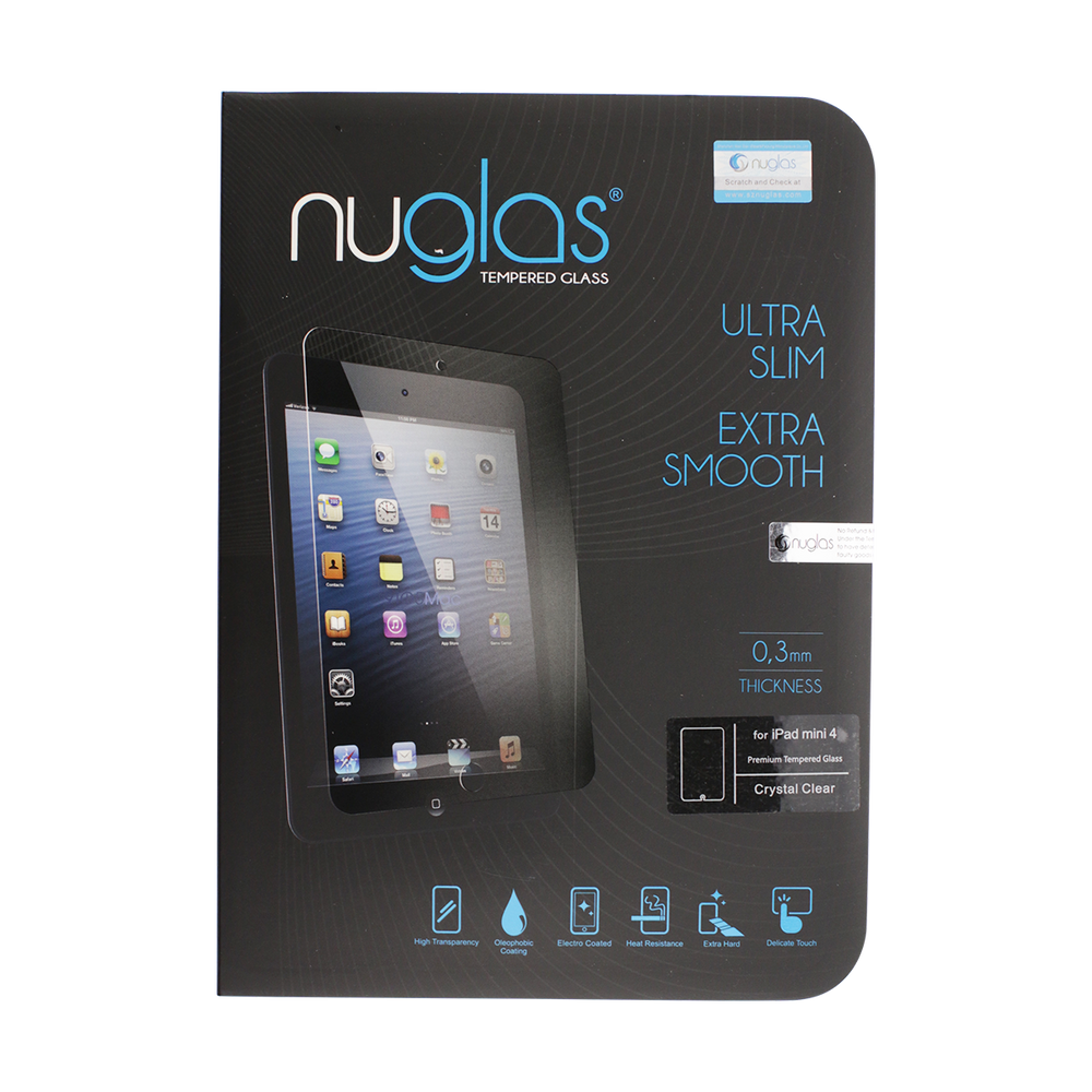 NuGlas Tempered Glass Screen Protector for iPad Air/Air 2/iPad 5 (2017) /iPad 6 (2018) /Pro 9.7