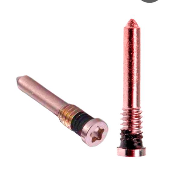 Bottom Screws Compatible For iPhone 11 / XR / 12 / 12 Mini (Red)