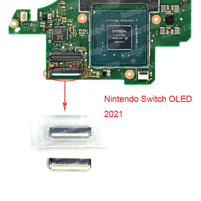 Nintendo Switch OLED 2021 LCD Display Screen FPC connector Plug Socket