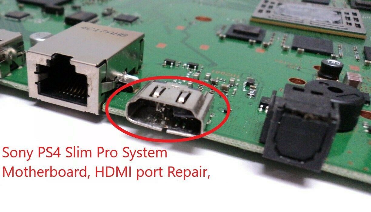 Réparation du port HDMI sur une PS4 Slim – Réparation consoles et  ordinateurs portables